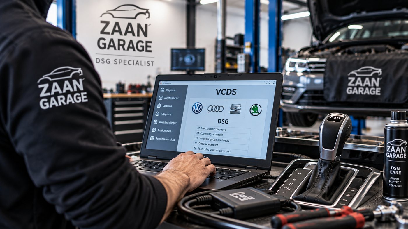 DSG diagnose met uitleesapparatuur